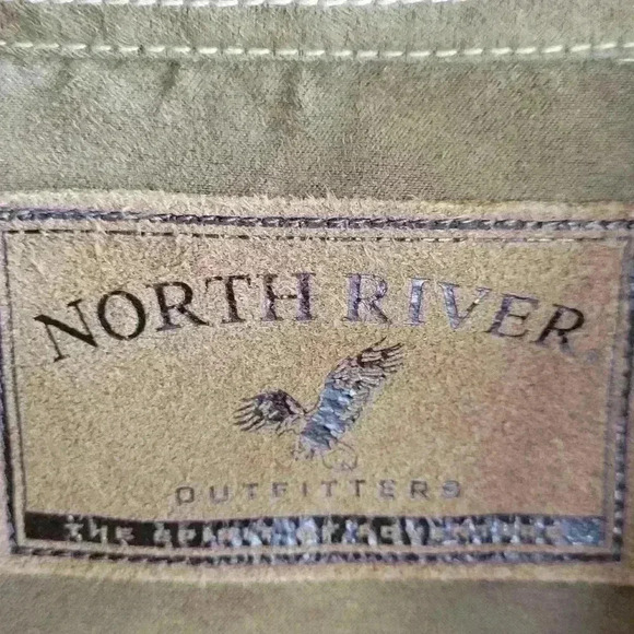 COPY - North River Outfitter Shirt with Long Sleeve XXL Brown/Camel Western Poc… - Picture 4 of 14